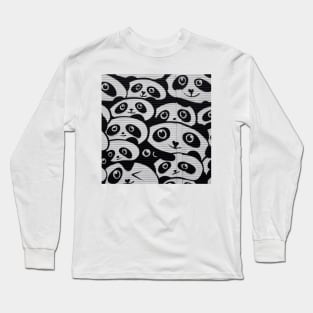 A Panda Wall Long Sleeve T-Shirt